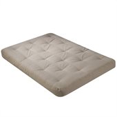 Wolf USF-1 5 Inch Full Size Futon Mattress in Khaki