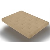 Wolf USF-2 6 Inch Futon Mattress with 2 Inch Foam Core in Khaki