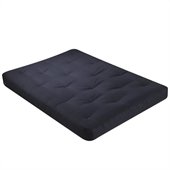 Wolf USF-3 8 Inch Futon Mattress with 2 Inch Premium Foam in Black