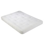 Wolf USF-4 8 Inch Futon Mattress with 2.5 Inch Finger Foam in Natural