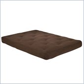 Wolf USF-8110 8 Inch Futon Mattress in Chocolate Micro fiber