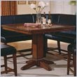 ADD TO YOUR SET: Steve Silver Company Plato Sectional Counter Height Pedestal Table in Rich Cherry Finish