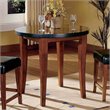 ADD TO YOUR SET: Steve Silver Company Bello Round Granite Counter Height Table in Rich Cherry Finish