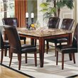 ADD TO YOUR SET: Steve Silver Company Montibello Rectangular Casual Dining Table in Rich Cherry Finish