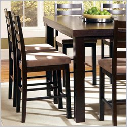 Steve Silver Boulevard Dark Merlot Counter Height Dining Fabric Side Chair