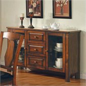 Steve Silver Company Lakewood Rich Oak Server