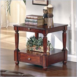 Steve Silver Brewster Square End Cherry Table Best Price
