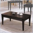 ADD TO YOUR SET: Steve Silver Company Burton Rectangular Wood Top Coffee Table in Espresso