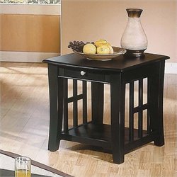 Steve Silver Cassidy Black End Table Best Price