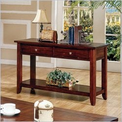 Steve Silver Charleston Dark Cherry Sofa Table Best Price