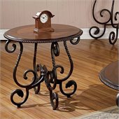Steve Silver Company Crowley Cherry End Table