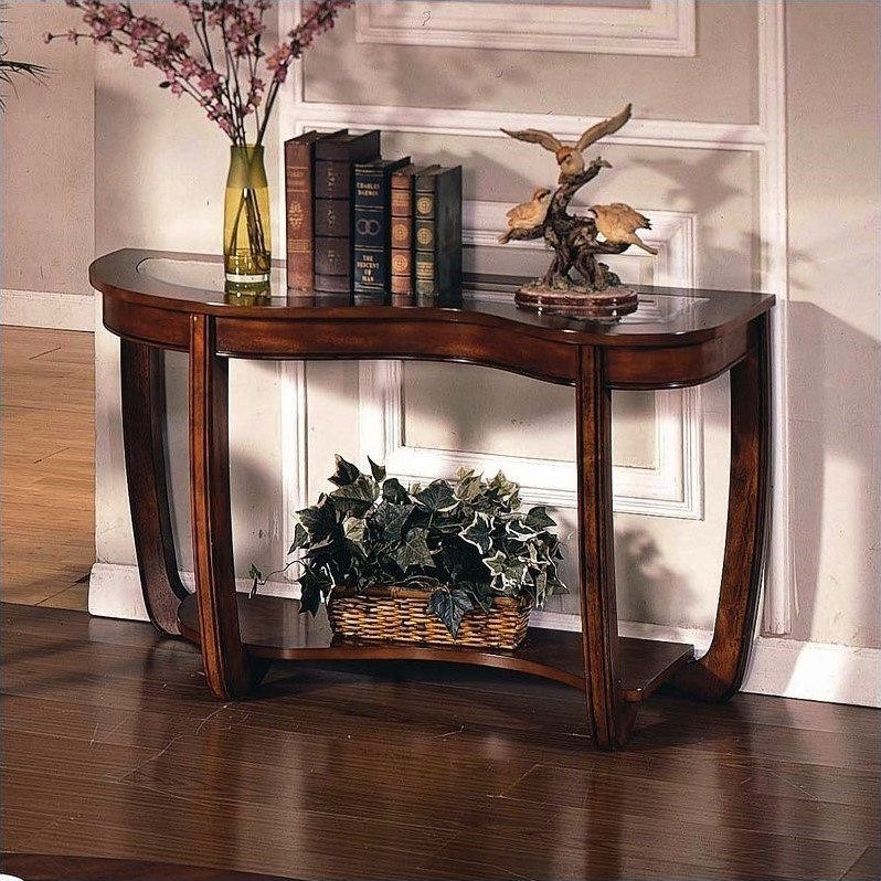 Steve Silver Company London Rich Cherry Console and Sofa Table LN250S