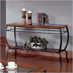 Steve Silver Loretta Oak Sofa Table