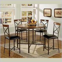 Steve Silver Trisha 5 Piece Counter Dining Table Set
