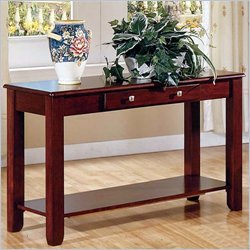 Steve Silver Nelson Sofa Table in Cherry or Oak-Cherry