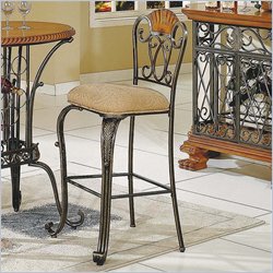 Steve Silver Sumatra 30 High Bar Stool in Oak