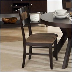 Steve Silver Boulevard Fabric Dining Side Chair in Merlot