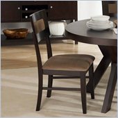 Steve Silver Company Boulevard Fabric Dining Side Chair in Merlot