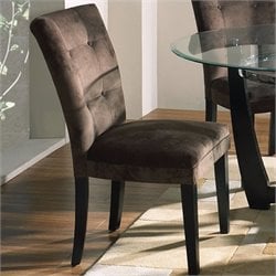 Steve Silver Matinee Chocolate Fabric Parson Chair