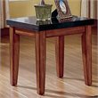 ADD TO YOUR SET: Steve Silver Company Montibello Granite Top End Table