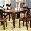 ADD TO YOUR SET: Steve Silver Company Abaco Rectangular Casual Dining Table in Acacia Finish
