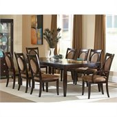 Steve Silver Company Montblanc Table with  Two 18 Inch Leaves