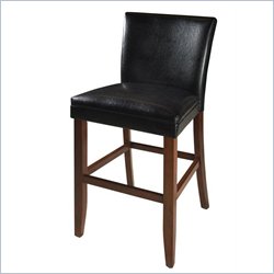 Steve Silver Serena Bar Parsons Chair in Black by Steve Silver Company