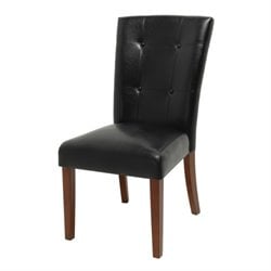 Steve Silver Granite Bello Parsons Chair in Black