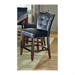 Steve Silver Granite Bello Counter Parsons Chair in Black