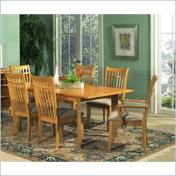 Steve Silver Lexington Table with 12 Inch Leaf in Maple