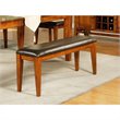 ADD TO YOUR SET: Steve Silver Company Mango Bench in Light Oak