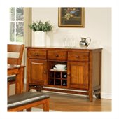 Steve Silver Company Mango Server in Light Oak