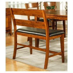 Steve Silver Mango Counter Bench in Light Oak