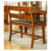 Steve Silver Company Mango Counter Bench in Light Oak