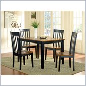 Steve Silver Newport 5 Piece Set in Black/Cherry 