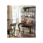 Steve Silver Company Hamlyn Marble Top Bakers Rack