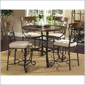 Steve Silver Company Callistro 45 Inch Round Counter Table with Faux Marble