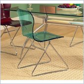 Steve Silver Carnival Side Chair in Green