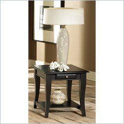 Steve Silver Hamilton End Table in Black Best Price