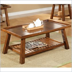 Steve Silver Noma Cocktail Table in Cherry Finish