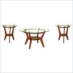 Steve Silver Saxony 3 Piece Coffee Table Set