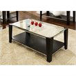 ADD TO YOUR SET: Steve Silver Company Newman Glass Top Cocktail Table