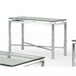 ADD TO YOUR SET: Steve Silver Company Nova Glass Top  Sofa Table