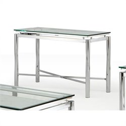 Steve Silver Nova Glass Top  Sofa Table
