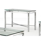 Steve Silver Company Nova Glass Top  Sofa Table