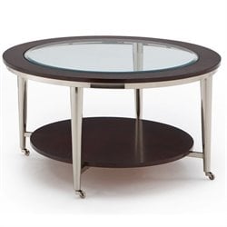 Steve Silver Norton 35 Inch Round Cocktail Table