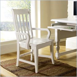Steve Silver Bella Arm Chair in White