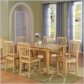 Steve Silver Company Branson 7 Piece Dining Set in Natural (Free Chair Included)