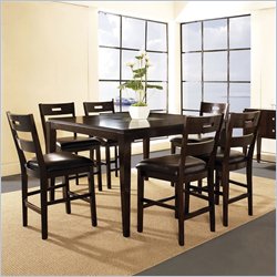 Steve Silver Ice 7 Piece Counter Height Dining Set