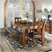Steve Silver Company Lakewood 7 Piece Dining Set (Free Chair Included)